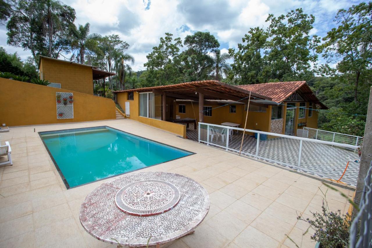 Chacara C Piscina Churrasqueira E Wi-Fi Em Ibiúna エクステリア 写真