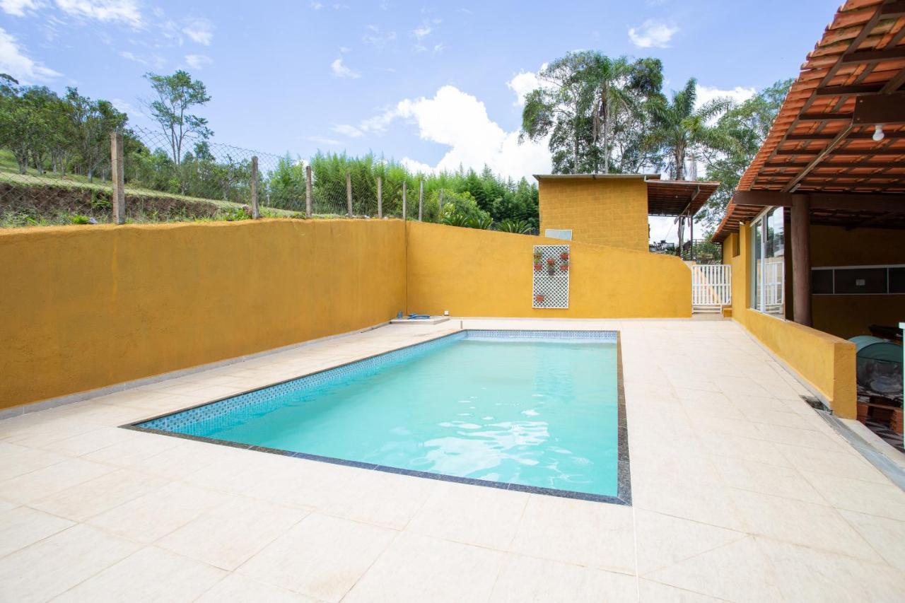 Chacara C Piscina Churrasqueira E Wi-Fi Em Ibiúna エクステリア 写真