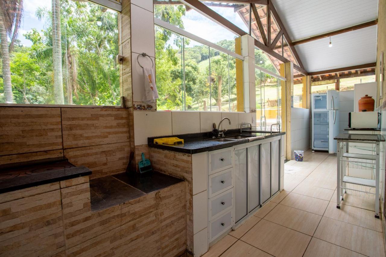 Chacara C Piscina Churrasqueira E Wi-Fi Em Ibiúna エクステリア 写真